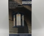 New Lutec Craftsman Style Outdoor LED Wall Lantern Sconce Black 12.8 x 8... - $51.48