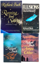 Richard Bach Paperback Book Lot 4 Illusions Nothing By Chance A Gift Of Wings - £19.77 GBP