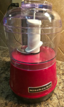 KitchenAid Food Chopper Red Color Very Clean Works Great - £17.91 GBP