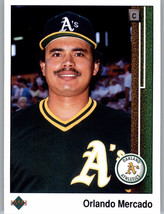 1989 Upper Deck 624 Orlando Mercado  Oakland Athletics - £0.77 GBP