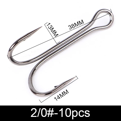 FTK Fishing Hook Baitholder Double Hook Bass Lure Holder Fly Tying Crank Hook Se - £27.60 GBP