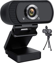 Web Camera for Computer PC Camera Webcam USB Plug and Play 1080P Webcam with Pri - £31.75 GBP