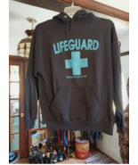 Vintage 1990s LIFEGUARD Ocean City NJ Navy Blue Sweatshirt Sz.L  Hoodie EUC - $20.23 CAD