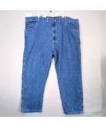 NWT Wrangler Men&#39;s 48x28 Flex Denim Jeans, Straight Leg Medium Wash Rela... - $54.70 CAD