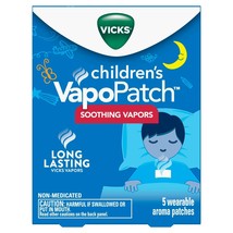 Vicks Children&#39;s VapoPatch with Lasting Soothing Vicks Vapors, 5 Ct. - £14.23 GBP