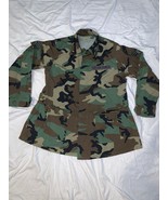 NEW WOMENS US AIR FORCE MATERNITY WOODLAND BDU HOT WEATHER COAT JACKET 12L - €19,52 EUR