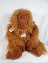 Vintage Plush Creations 22&quot; Large Long Hair Orangutan Monkey Ape Animal Toy - £14.82 GBP