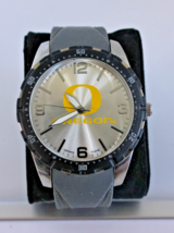 Gametime Men’s Silver Dial Oregon Ducks Watch, Black Bezel Needs Battery - $16.99