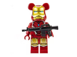 Gift Toys Iron-Man Bearbricks Cartoon Minifigure Mini Action Figures - £6.02 GBP