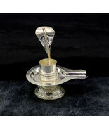 925 sterling silver shiva lingam stand/jalheri, use for hold puja articl... - $259.37