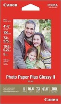 Canon Photo Paper Plus Glossy II, 4 x 6 Inches, 100 Sheets (2311B023) - £23.89 GBP