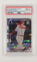 2019 Bowman Chrome Schizzi Bryson Stott Sapphire Edizione PSA 10 Gemma M... - $209.88