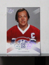 2008-09 Upper Deck Montreal Canadiens Centennial #218 Yvan Cournoyer - $4.90