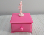 My First Barbie Jewelry Fun Mattel 1996 Spinning Cherub Jewelry Box repl... - $4.94