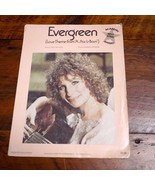 1976 EVERGREEN ‘A Star is Born’ Barbra Streisand ORIGINAL SHEET MUSIC - £11.05 GBP