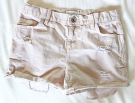 Girls Children Place Dusty Pink Distressed Denim Shorts Cut Off Cuffed  ... - $6.79