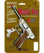 DESERT FOX DIE CAST METAL TOY REPLICA LUGER SHOOTS 8 SHOT Made in Spain - $28.00