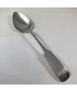 W Pitkin CC Norton Hartford Connecticut 1820-1880 Coin Silver 8&quot; Spoon M... - £34.16 GBP