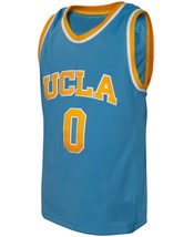 Russell Westbrook #0 College Custom Basketball Jersey Sewn Light Blue Any Size image 4
