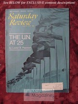 Saturday Review June 27 1970 The Un Lester B. Pearson Richard J. Walton - £6.78 GBP