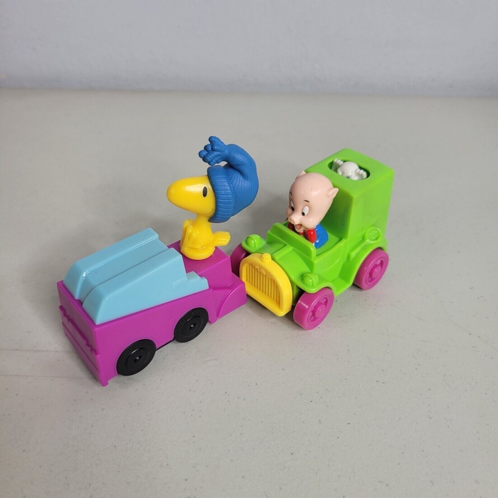 Peanuts Toy Lot Woodstock and Porky Pig McDonalds Happy Meal Toy - $9.99