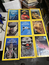 Lot 9 National Geographic Magazine 1982, 1983, 1981, 1973 - $14.03