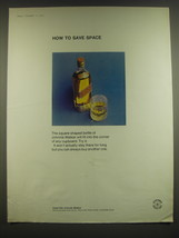 1965 Johnnie Walker Red Label Scotch Ad - How to save space - £14.81 GBP