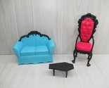 Monster High Clawdeen&#39;s COFFIN BEAN CAFE Coffee Shop Furniture couch cha... - $15.58
