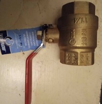 1&quot; 1/4 Ball Valve - $54.74 CAD