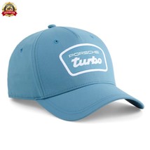 Porsche Legacy Baseball Cap 3D Embroidered Porsche Turbo Logo Puma Light Blue - £45.02 GBP