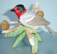 Lenox Red Faced Warbler Garden Bird Figurine Sculpture Hand Painted Limi... - $47.42