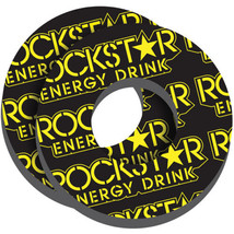 New FX Rockstar Energy Drink MX ATV BMX Handlebar Blister Busters Grip Donuts - £3.89 GBP