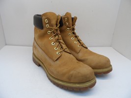 Timberland Men&#39;s 6&quot; Classic Premium Fashion Work Boots 10061 Wheat Size 12M - £85.69 GBP