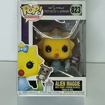 Funko Pop! Alien Maggie #823 The Simpsons Treehouse Of Horror Box Damage NEW - £23.73 GBP