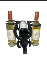 Horseshoe Wine Rack Holds 4 Bottles-Wine Not Included Rustic Western Cowboy-Read - £23.96 GBP