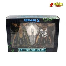 NECA Gremlins 2 1990 Movie 7&quot; Ultimate Tattoo Gremlins 2-Pack (NM Package!) - £73.29 GBP