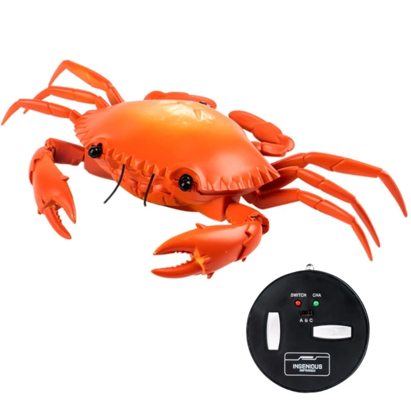 Simulation Crabs Toy Remote Control Crabs Moving Wireless Rc Animal Children Toy - £16.03 GBP