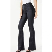 Sofia Jeans Women&#39;s Melisa Flare High Rise Coated Pants, 32&#39;&#39; Inseam Size 14 - £19.65 GBP