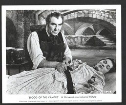 Blood Of The Vampire #9 1958-8 x 10 original B&amp;W promotional still-Donald Wol... - £26.84 GBP