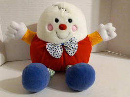 Vintage 1993 Dakin Humpty Dumpty Plush Rattle Chimes 15&quot; Stuffed Toy - £15.28 GBP