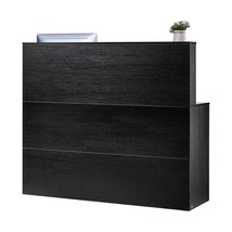 VEVOR Reception Desk, 55Inch L-Shaped Front Counter Table, Office Reception Coun - $5,742.13 MXN