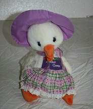 Mother Goose 18&quot; Apron Hat Plush Stuffed Soft Toy Commonwealth Target Vtg 1998 - £15.27 GBP