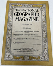 National Geographic Magazine November 1931 - £7.06 GBP