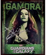 Zoe Saldana Autographed Guardians of the Galaxy Glossy 8x10 Photo COA #Z... - £199.52 GBP