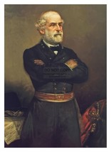 Robert E. Lee Confederate Civil War General Painting 5X7 Photo - £6.68 GBP