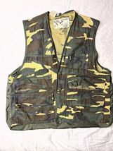 Duck Bay Vest Men’s Size Medium Multi Color Camo Hunting Pockets Pouch B... - $25.00