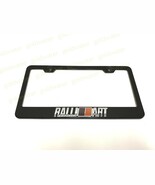 3D Ralliart Badge Emblem Black PowderCoated Metal License Plate Frame Mi... - $33.18 CAD