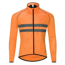 WOSAWE Reflective Cycling Jacket High Visibility MultiFunction Jersey Road MTB B - £65.58 GBP