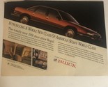 1991 Buick Regal Print Ad Advertisement Vintage Pa2 - $6.92