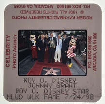 1998 Roy Disney Johnny Grant Star Hollywood Walk of Fame Transparency Slide - £9.66 GBP